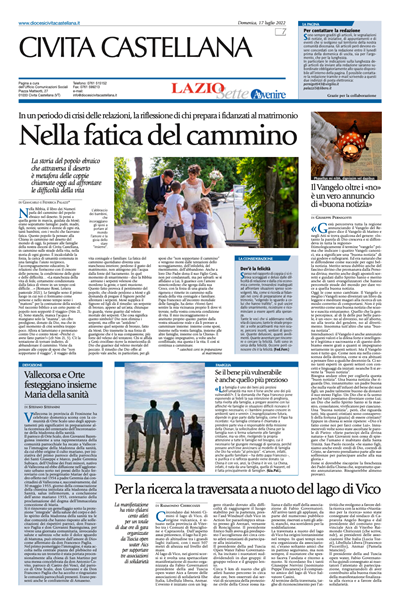 Avvenire - pagina diocesana del 17/07/2022